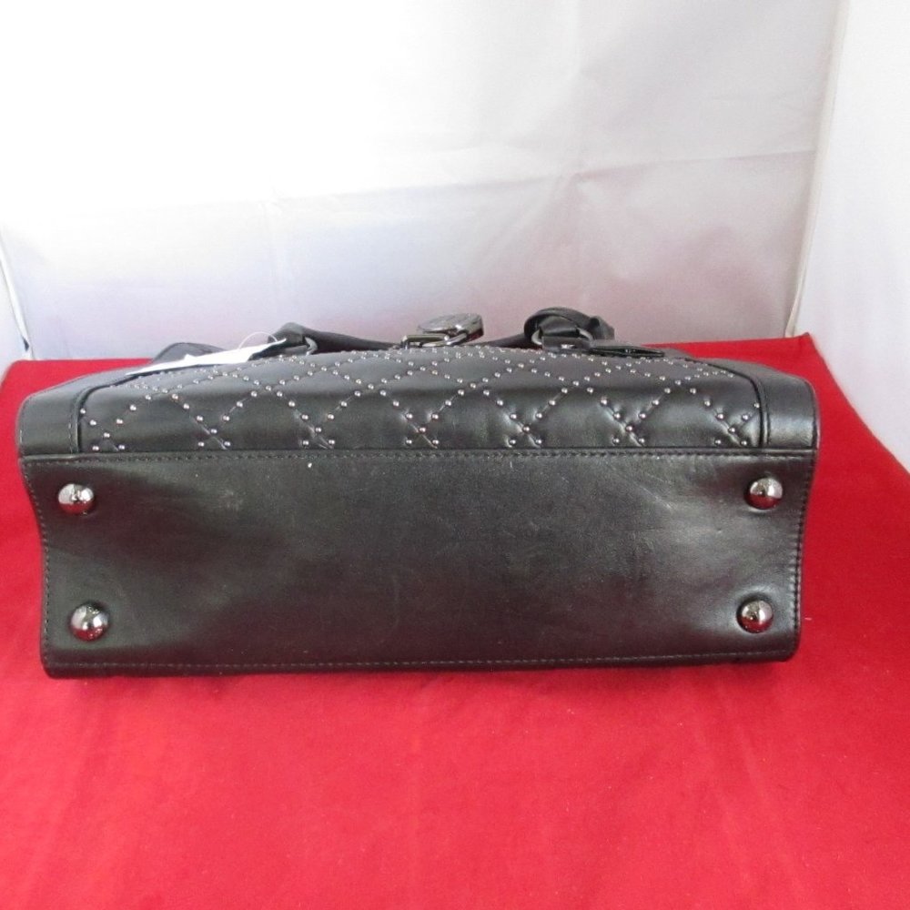 Michael Kors Hamilton Micro Stud E / W Satchel $398 Black #026 - Picture 14 of 15